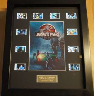 Jurassic Park | Jurassic Park - limited edition - Film Cell Display 35mm with COA + with translucent frame | Catawiki