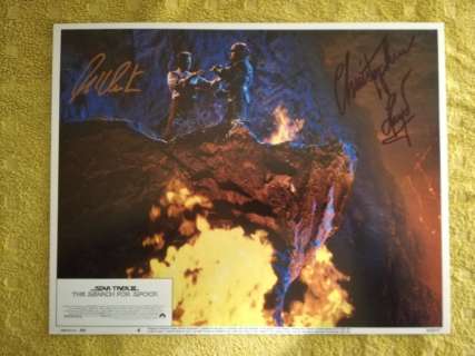 Star Trek: William Shatner & Christopher Lloyd Handsigned Star Trek III Us Lobby Card | Star Trek: William Shatner & Christopher Lloyd handsigned Star Trek III US Lobby Card | Catawiki