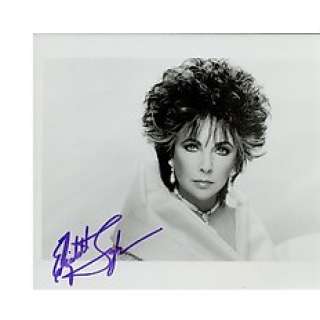 Elizabeth Taylor - Signed Photo (20x26 cm) | Catawiki