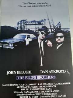 Dan Aykroyd & John Belushi - Blues Brothers, the - Cinema Poster 91,5 x 61 | Catawiki