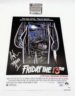 Friday the 13th - Ari Lehman (The First "Jason") - Original autograph on a huge photo (11x14 Inch) + COA | Catawiki