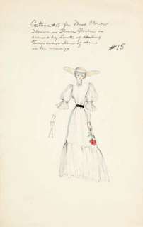 Travis Banton costume sketch for Merle Oberon from This Love of Ours | Profiles in History