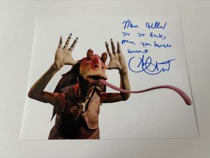 Star Wars Episode I: The Phantom Menace - Ahmed Best (Jar Jar Binks) | Catawiki