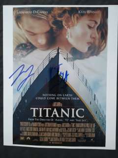 Titanic - Double signed by Kate Winslet "Rose DeWitt Bukater" + Leonardo DiCaprio "Jack Dawson" - With LOA | Catawiki