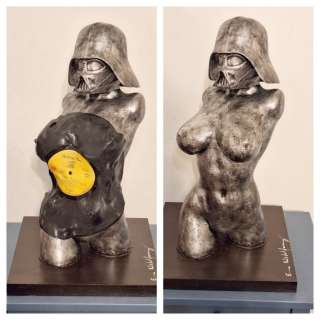 Sculpture, Emma Wildfang - SEXY Vader - Rolling Stones vinyl record - Edition - 50 cm - various bronzed materials - 2024 | Catawiki