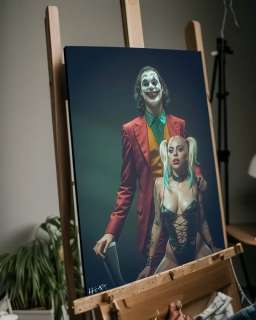 Jacob Hitt - Does Joker and Harley w/COA Unique Piece | Catawiki