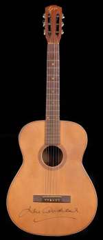 Lot 508 - Julie Andrews signed guitar from The Sound of Music