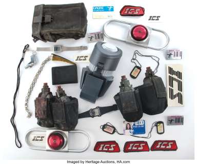 Starship Troopers and The Running Man massive collection of props and production materials....