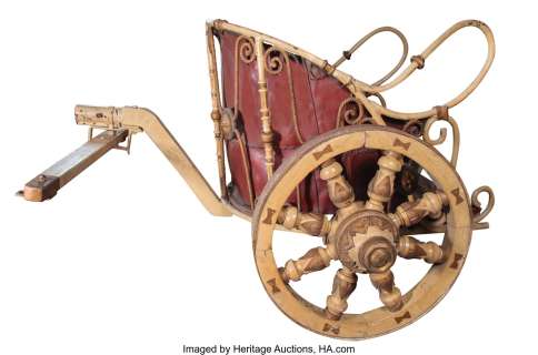 Charlton Heston "Judah Ben-Hur" practice chariot from Ben-Hur.... | Profiles in History