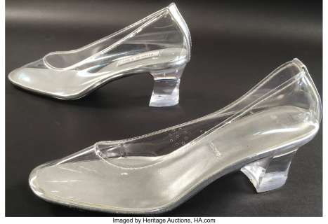 "Cinderella" glass slippers from Once Upon a Time Seasons 1-7.... | Profiles in History