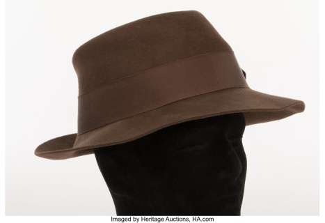 Dan Aykroyd "Sgt. Joe Friday" hat and lapel pin from Dragnet....