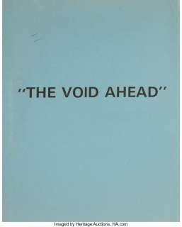 Martin Landau "Commander John Koenig" personal shooting script for the pilot episode of Space: 1999....