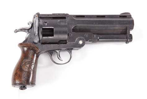 Lot 874 - Ron Perlman “Hellboy” hero Samaritan pistol from Hellboy