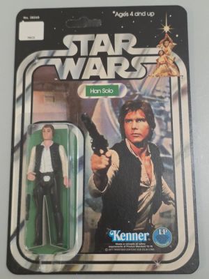 Kenner - Action figure Star Wars 1977 Han Solo (Small Head) Original Action figure & original weapon -Loose on Replica Card - Rare | Catawiki