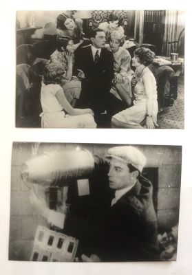 KIPA - Buster Keaton – « Le cameraman » - 2 photos de presse originales – 1929