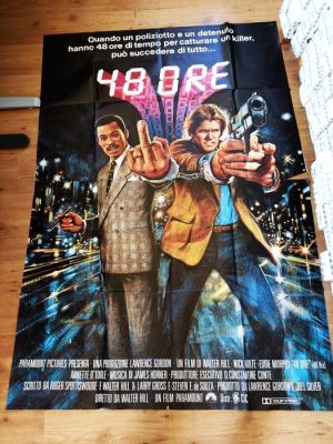 Eddie Murphy - 48 Hrs. - 48 Ore – Manifesto originale italiano 200 x 140 cm (2 fogli) | Catawiki