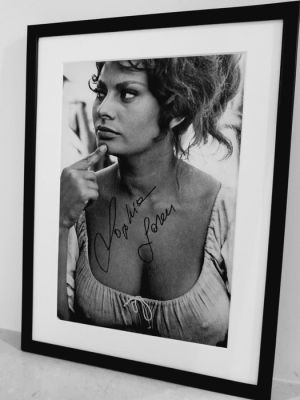 Sophia Loren - Fotografia autografata di Sophia Loren - 1961 | Catawiki