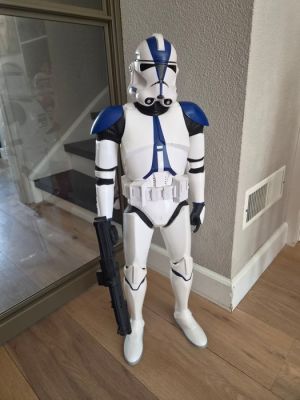 Star Wars - 501st clone trooper 80 cm with gun- jakks pacific - Big Fig 31 inch - Jakks Pacific | Catawiki