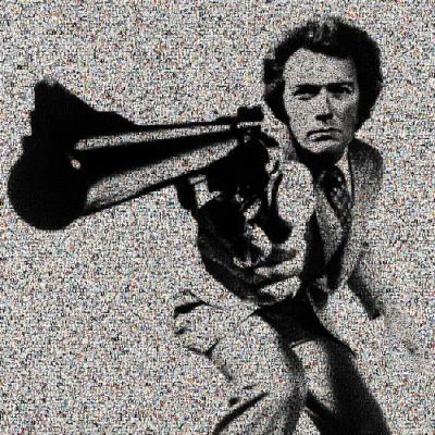 Crypto Clint Eastwood - Magnum Force- Format XL 60x60 - Bruce Lee | Catawiki