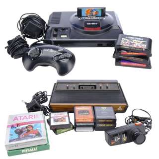 The Goldbergs | Sega Genesis and Atari 2600 with Games and Accessories, and Unopended E.T. Atari 2600 Game | Propstore
