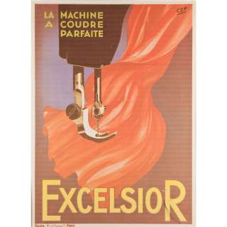Lot 565 - Excelsior sewing machine print from Rachel’s room in Friends