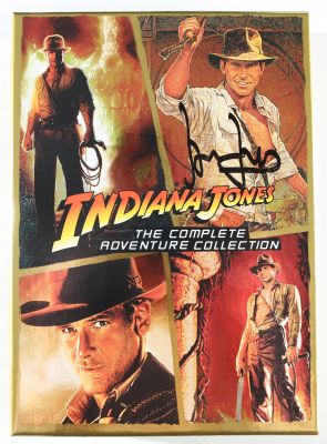 Harrison Ford as Indiana Jones in Indiana Jones Signed DVD Set Box | SWAU