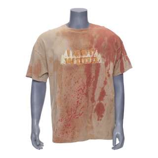 Shaun of the Dead (2004) | Ed’s (Nick Frost) Bloodied "I Got Wood" Shirt | Propstore