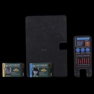 The Expanse (2015-2022) - Lot 12 - Ade Nygaard (Kristen Hager) and Himchee Lynn Canterbury IDs, Comm with Decal, and Belter Tablet