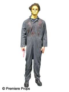 Michael Myers Figure with Screen Worn Halloween H2O Mask and Coveralls | Premiere Props