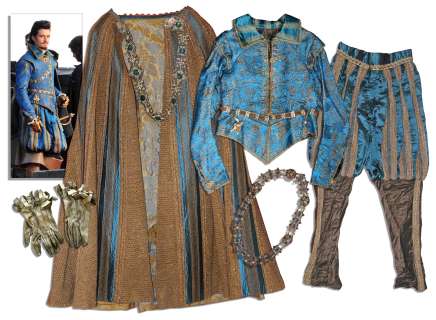 Orlando Bloom Screen-Worn Costume From Swashbuckling Classic ‘‘The Three Musketeers‘‘ -- Very Ornate ‘‘Hero‘‘ Costume From Film