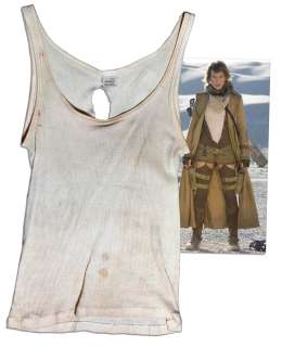 Bloodied Production-Used Tank Top for Milla Jovovich in ’’Resident Evil: Extinction’’ | Nate Sanders