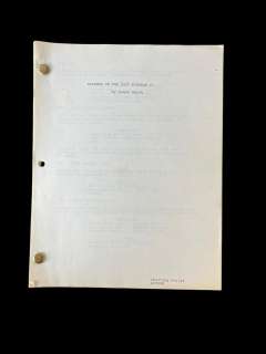 Wizards of the lost Kingdom Lance Smith script movie, 1988 | Los Angeles Estate Auction
