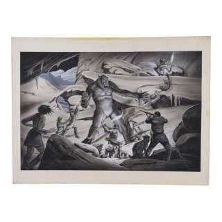 Primevals, the (1970S - 2023) | Hand-Drawn Lee MacLeod Yeti vs. Sherpa Concept Artwork | Propstore