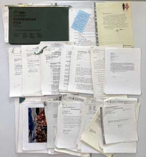 ORIGINAL FILM PRODUCTION MATERIALS AND DOCUMENTS - WOMAN IN WHITE / A SEVERED HEAD . | Omega Auctions