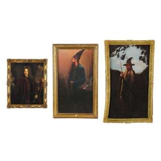 Harry Potter And the Prisoner of Azkaban (2004) | Three Grand Staircase Wizard Portraits | Propstore