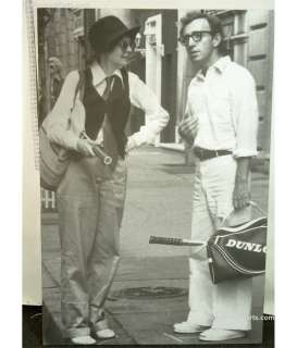 Lot 86 - LARGE STRETCHED CANVAS PRINT ANNIE HALL (WOODY ALLEN AND DIANE KEATON) 6X4FT
