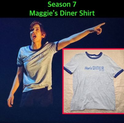 The Walking Dead Maggie Hon‘s Diner Wardrobe Shirt With COA (Box #594)