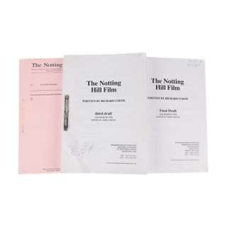 NOTTING HILL - Nick Gillard‘s Personal Shooting Scripts