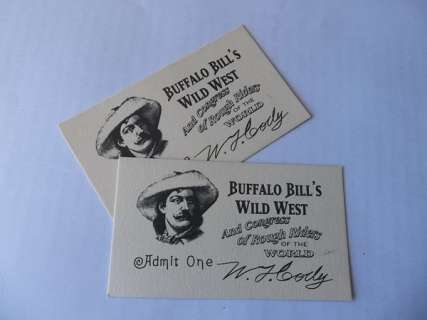 "Back to the Future III" Set of Prop Buffalo Bills Wild West Show Tickets | Piece of the Past