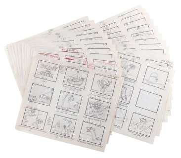 The Complete “Beany and Cecil?? Pilot Storyboard. | Van Eaton Galleries