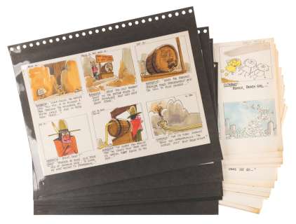 Storyboards for Unproduced Jay Ward Productions. | Van Eaton Galleries