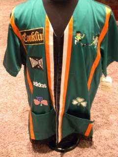 Million Dollar Baby satin custom one of a kind jacket worn by actor John Rhys Davies in the film wit | Piece of the Past