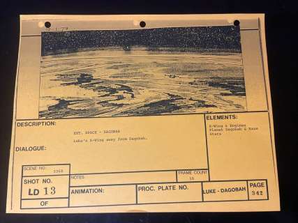 Original Storyboards from The Empire Strikes Back Phil Tippett Collection with COA | Mynt Auctions