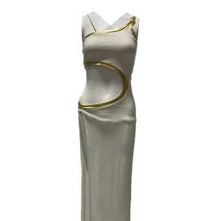 Hustlers Ramona Jennifer Lopez Screen Worn Dress Undergarment Shoes & Earrings Ch 13 Sc 61 | VIP Fan Auctions