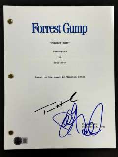 Tom Hanks Sally Field Signed Forrest Gump Script Beckett Authenticated | Mynt Auctions