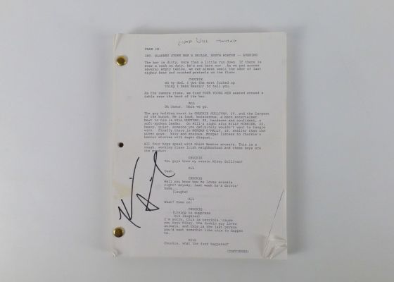 Screenplay for Good Will Hunting | Bodnars Auction