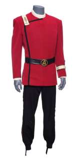 STAR TREK: GENERATIONS (1994) - Lot #332 : Captain Kirk‘s (William Shatner) Maroon Starfleet Costume