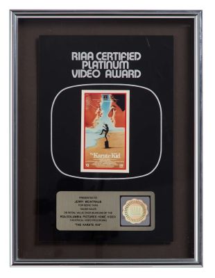 Jerry Weintraub | Lot #80 - “The Karate Kid” Framed Items | Julien’s