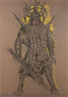 Lot 19 - DONATI DANILO - COSTUME SKETCH FROM THE FILM YADO