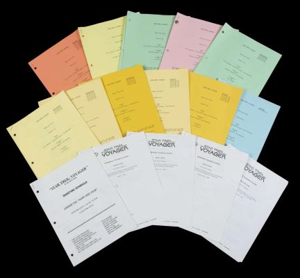 Star Trek: Voyager | Lot 8 - “Hope and Fear” Scripts and Production Ephemera | Julien’s
